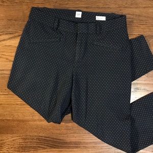 GAP Navy Polka Dot Pant // size 6